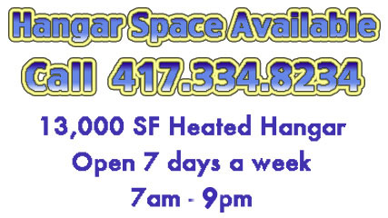 BBG - Hangar Space Available!